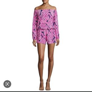 Lilly Pulitzer strapless romper